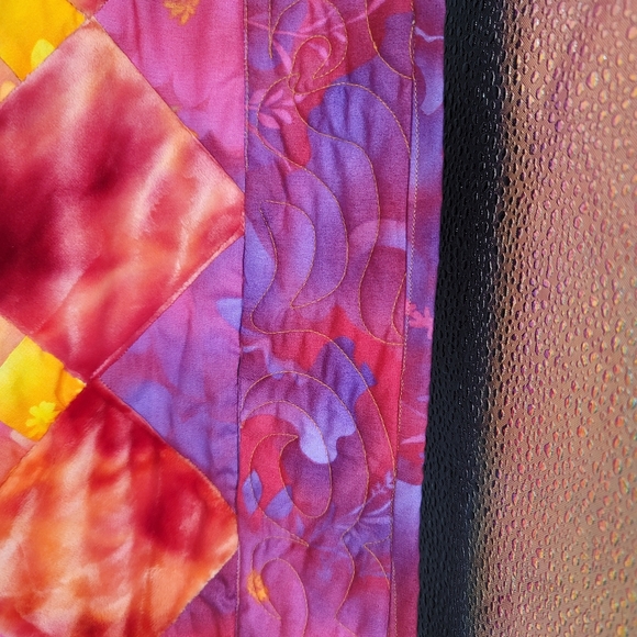 Handmade Rainbow Quilt OOAK - Picture 7 of 14